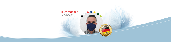 FFP2 Masken in Größe XL